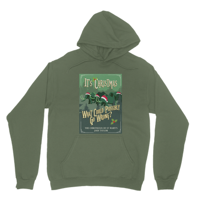 It's Christmas - What Could Possibly Go Wrong? (UK) Classic Adult Hoodie up to 5XL