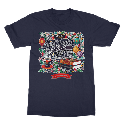 It's a Christmas Books and Coffee Kind of Day (UK) Classic Adult T-Shirt up to 5XL