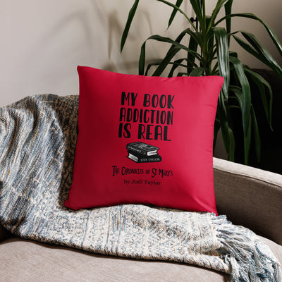 My Book Addiction Is Real Cushion Cover (Europe & USA)