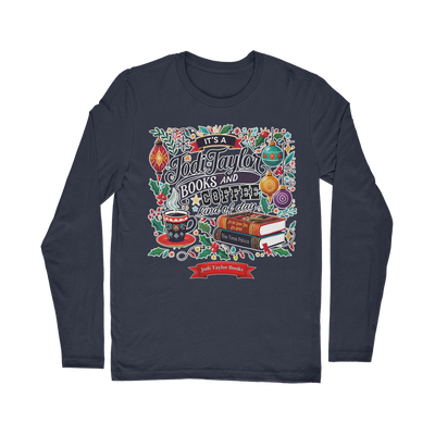 It's a Christmas Books and Coffee Kind of Day (UK) Classic Long Sleeve T-Shirt