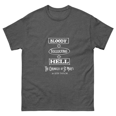 Bloody Bollocking Hell Quotes Range Unisex t-shirt up to 5XL (UK, Europe, USA, Canada, Australia)