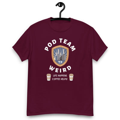Pod Team Weird T-shirt up to 5XL (UK, Europe, USA, Canada and Australia)