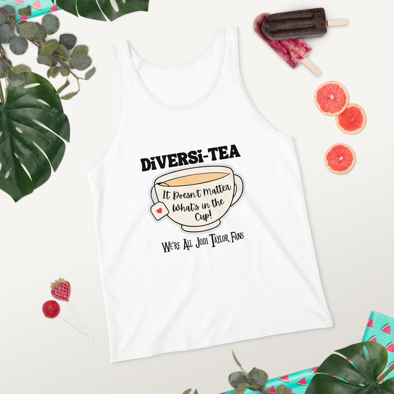 Diversity Collection - Diversi-Tea Unisex Tank/Vest Top (UK, Europe, USA, Canada, Australia)
