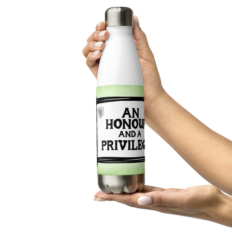 An Honour And A Privilege Stainless Steel Water Bottle (Europe & USA)
