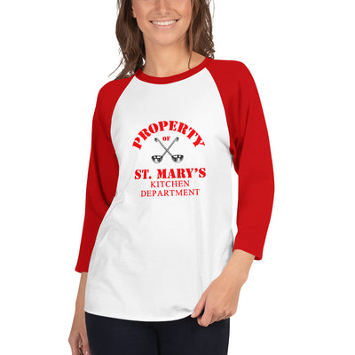 Property of St Mary's Kitchen Department 3/4 sleeve raglan shirt (USA)