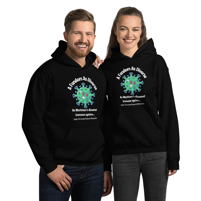 Diversity Collection - A Fandom as Diverse... Unisex Hoodie up to 5XL (UK, Europe, USA, Canada and Australia)